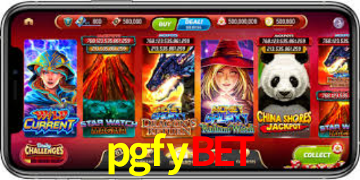 Interface do App pgfybet